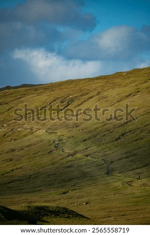 Similar – Image, Stock Photo Hiking path and epic landscape of Seceda peak in Dolomites Alps, Odle mountain range, South Tyrol, Italy, Europe