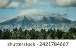 Landscape with Humphreys Peak Tallest in Arizona