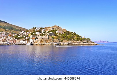 Landscape Of Hydra Island Saronic Gulf Greece