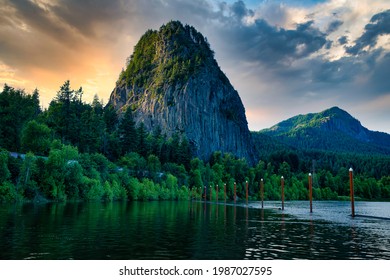 Landscape Image Of Beacon Rock