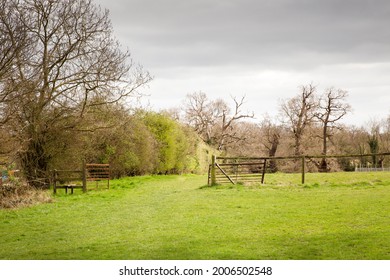 Landscape Image In The Essex Village Of Terling In England