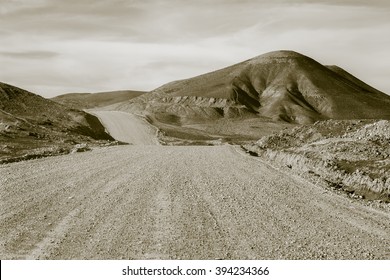 Landscape In Iraqi Desert At Spring Season