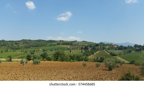 Landscape Italy. Tuscany beautiful summer day. - Shutterstock ID 574458685