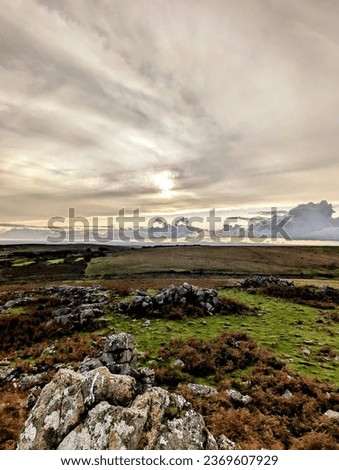 Landscape from King's Tor Dartmoor Stock fotó © 