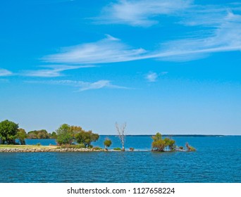 Landscape Lake Blue Sky Bright View Stock Photo 1127658224 | Shutterstock