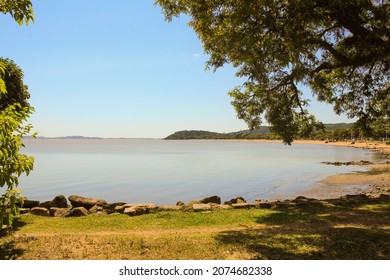 Landscape Of Lake Guaíba In The City Of Porto Alegre.