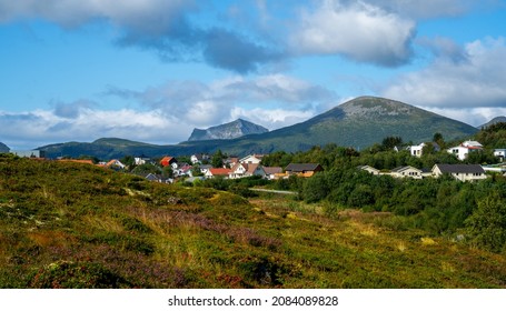 Landscape In Leknes, Lofoten Islands, Norway
