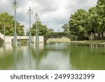 Landscape of Louis Armstrong Park. New Orleans.