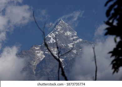 Landscape Of Machhapuchchhre Himal From Gandaki Zone.