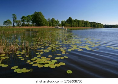 Landscape Of Masurian Lake District In Poland