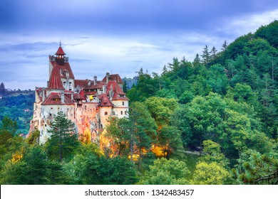 Medieval Bran Castle Brasov Landmark Transylvania Stock Photo ...