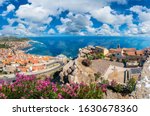 Landscape with Medieval town of Castelsardo, Province of Sassari, Sardinia, Italy