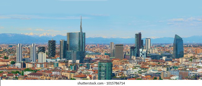 Landscape Milan Skyline, Italy