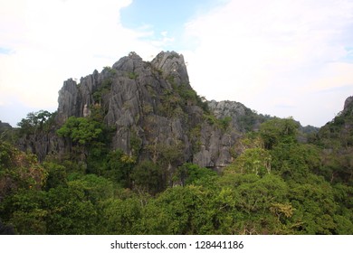 Landscape of mountain in tropical rain forest in Asia. - Shutterstock ID 128441186