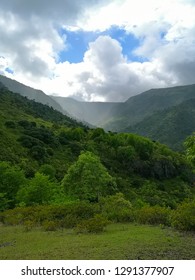 landscape with mountains