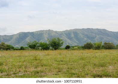 Landscape With Mountains In Colombia