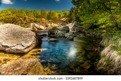 Landscape Of Cévennes National Park In Lozere District, France