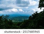 Landscape and nature in the Blue Ridge Mountains, Virginia