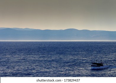 The Landscape Near By Tucepi, Croatia 