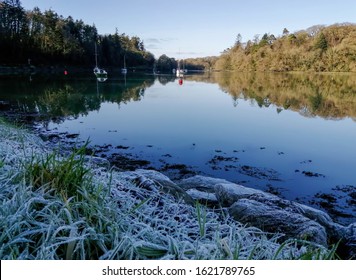 Landscape Near Cork In Ireland  In Winter Time