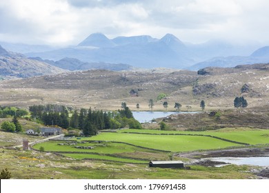 Landscape Near Loch Ewe, Highlands, Scotland