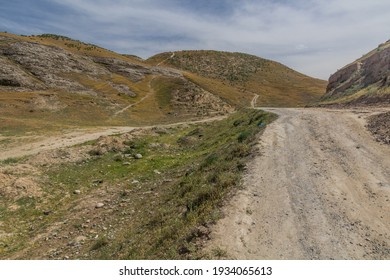 Landscape Near Penjikent In Tajikistan