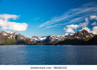 Landscape near Sortland, Norway.