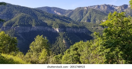 A Landscape In The Northern Utah Mountains.