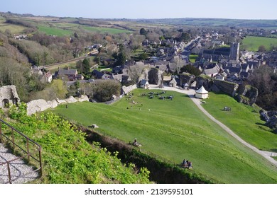 Landscape Of Old English Town 