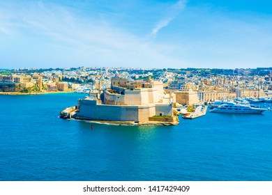 Landscape With Old Fort Saint Michael In Senglea, Malta