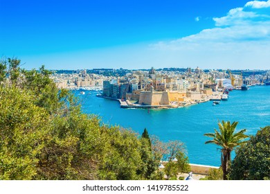 Landscape With Old Fort Saint Michael In Senglea, Malta