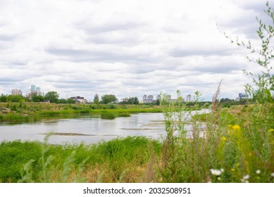 Landscape On The Ishim River In Kazakhstan