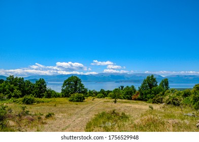 Landscape On Prespa Lake, Macedonia