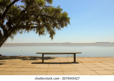 Landscape Of Orla Do Guaíba In The City Of Porto Alegre.