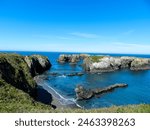 Landscape of Pacific Ocean coastline in Mendocino, CA, USA