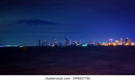 Landscape Of Pattaya City Skyline At Dawn 