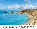 Landscape with Petra tou Romiou (Aphrodite