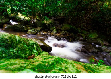 The landscape photo, beautiful waterfall in rainforest, kokedok waterfall in Saraburi, Thailand - Shutterstock ID 722106112