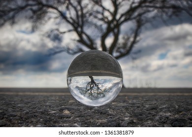  Landscape Photo In Glass Sphere