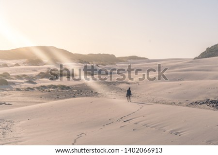 Similar – Image, Stock Photo western beach Calm