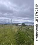 Landscape photo on a house in a field in Galway, Ireland 