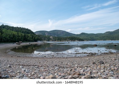 Landscape Photography Of The Gaspé Peninsula In Quebec. Photograph Of A Lake With Trees.