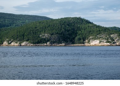 Landscape Photography Of The Gaspé Peninsula In Quebec. Photograph Of A Lake With Trees.
