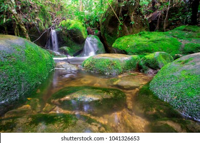 Landscape photo,Waterfall in Phu kradueng national park, beautiful waterfall in Thailand - Shutterstock ID 1041326653