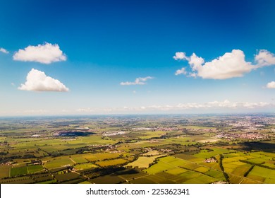 Landscape Of The Po Valley In Italy