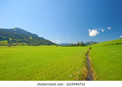 Landscape In Allgäu Region, Southern Germany