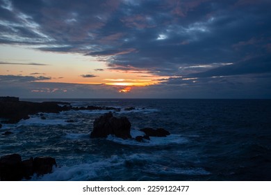 Landscape of the rocky coast of Sines - Portugal in the morning - Shutterstock ID 2259122477