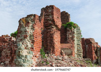  Landscape, Ruins Of A Building In The City, WWII Monument, Battle Of Stalingrad 