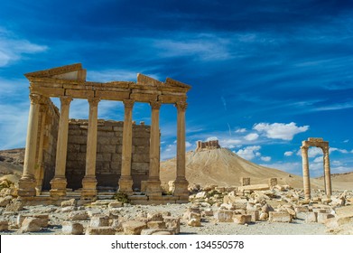 Landscape Of The Ruins Of Palmyra, Syria