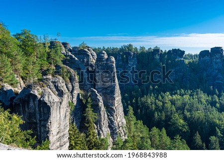 Similar – Image, Stock Photo Saxon Switzerland